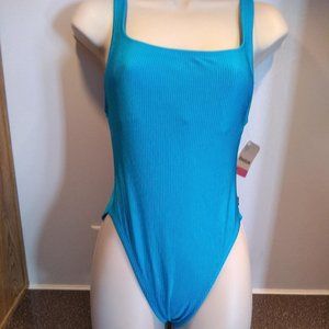 Reebok Blue One Piece Swimwear Size Large